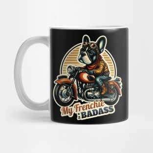 Biker French Bulldog Mug